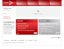 Tablet Screenshot of agamimedia.com
